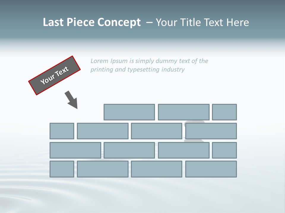 Concentration Stone Garden PowerPoint Template