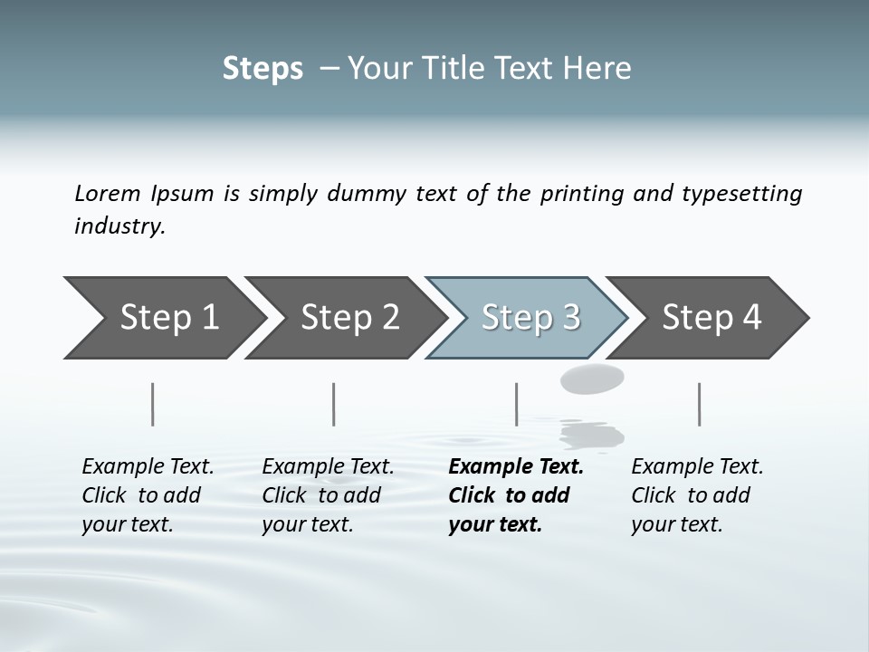 Concentration Stone Garden PowerPoint Template
