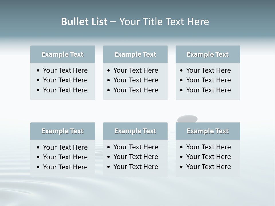 Concentration Stone Garden PowerPoint Template