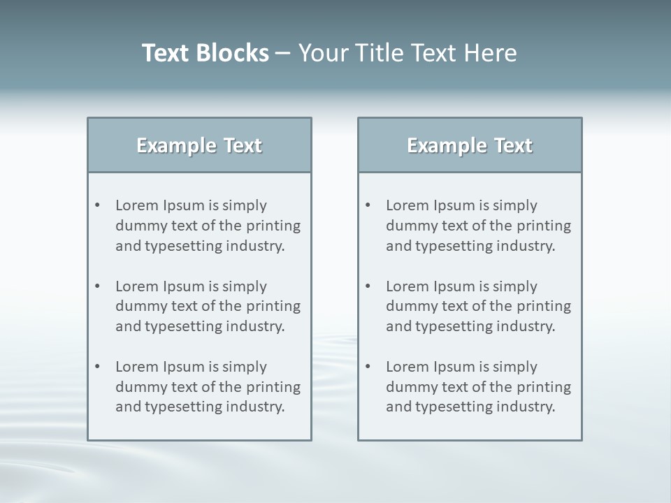 Concentration Stone Garden PowerPoint Template