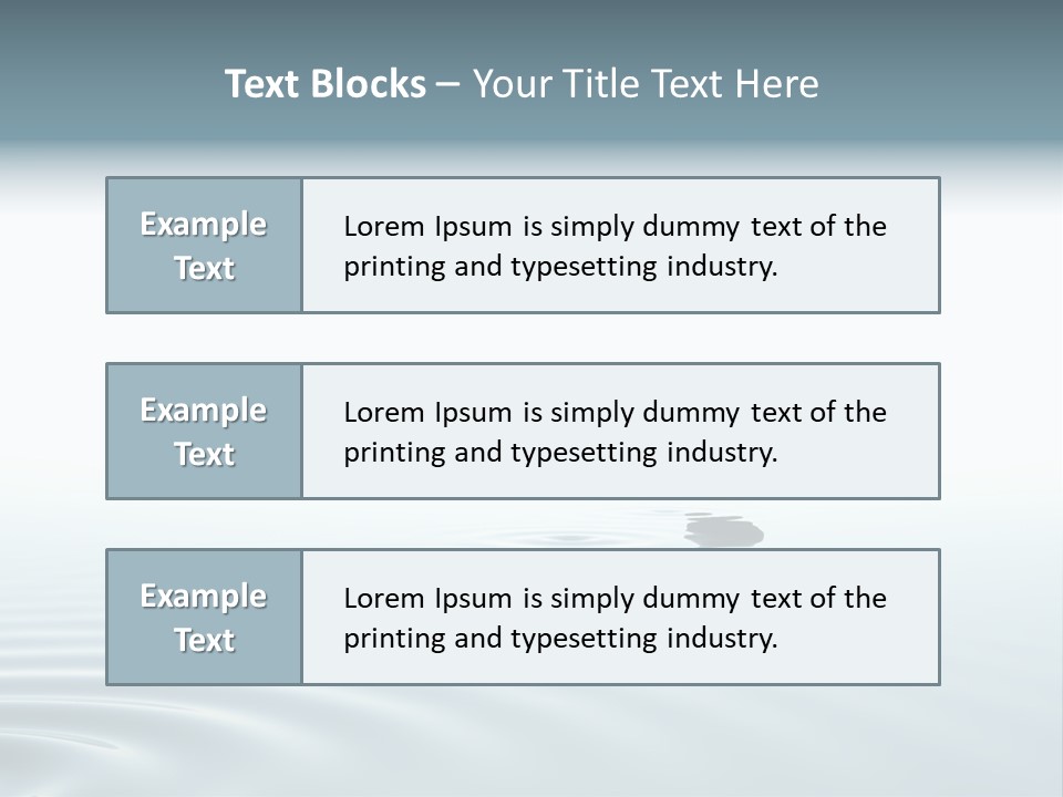 Concentration Stone Garden PowerPoint Template