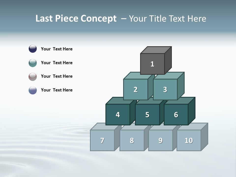 Concentration Stone Garden PowerPoint Template