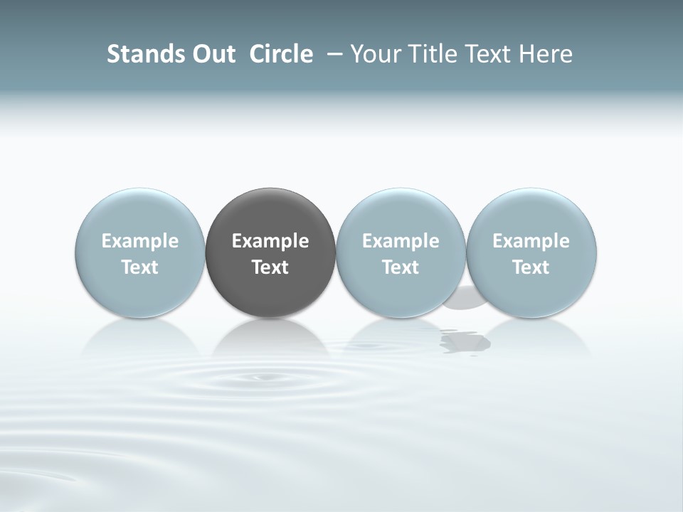 Concentration Stone Garden PowerPoint Template