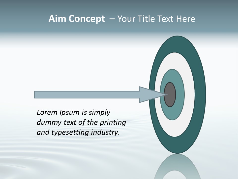 Concentration Stone Garden PowerPoint Template