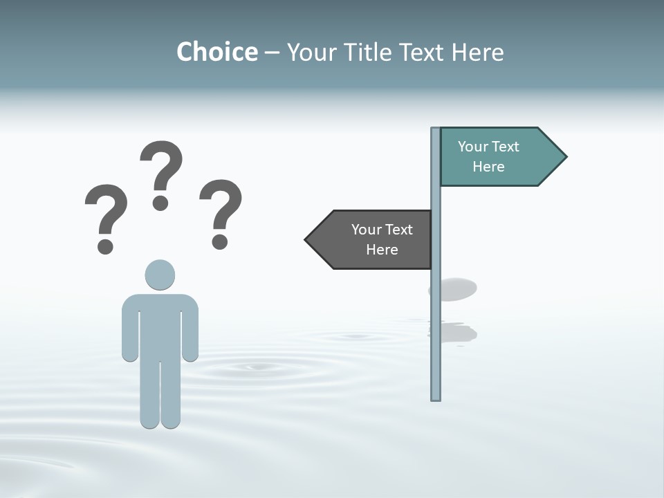 Concentration Stone Garden PowerPoint Template
