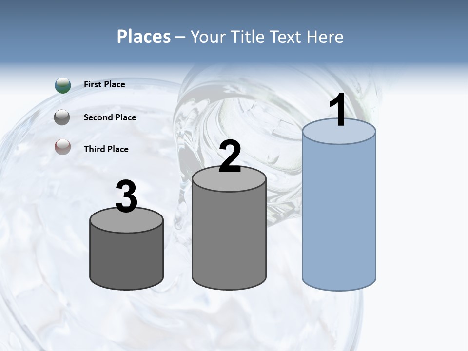 Cool Beverage Purity PowerPoint Template