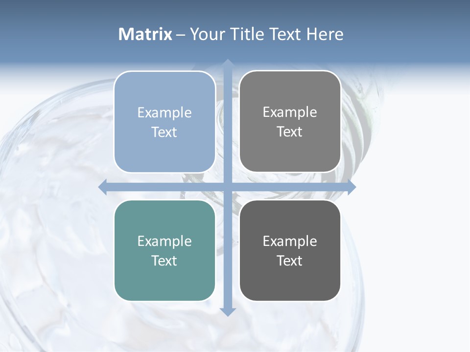 Cool Beverage Purity PowerPoint Template