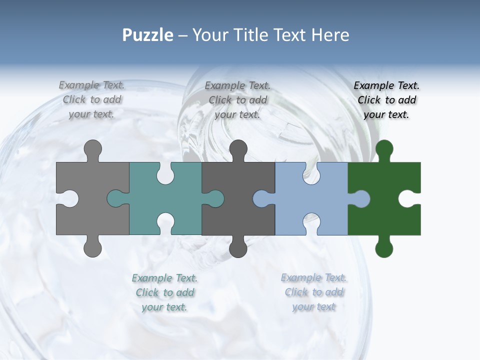 Cool Beverage Purity PowerPoint Template