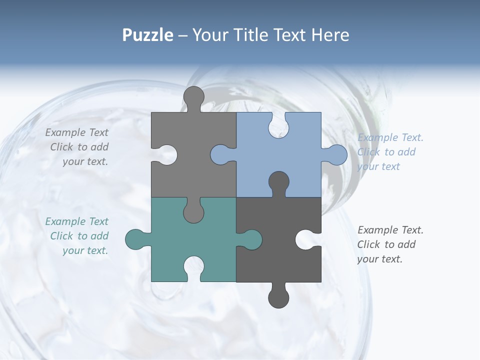 Cool Beverage Purity PowerPoint Template