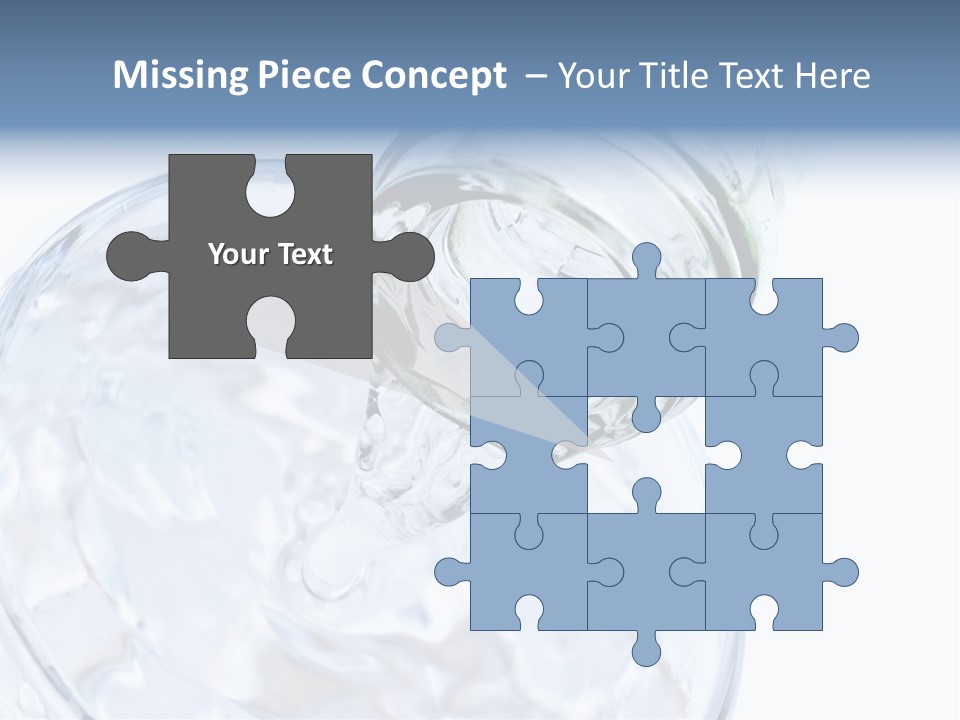 Cool Beverage Purity PowerPoint Template