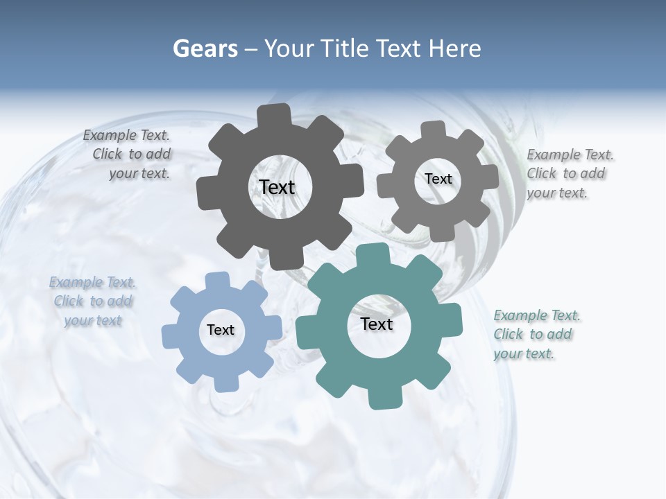 Cool Beverage Purity PowerPoint Template