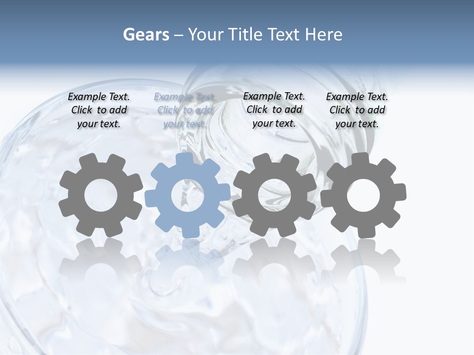 Cool Beverage Purity PowerPoint Template