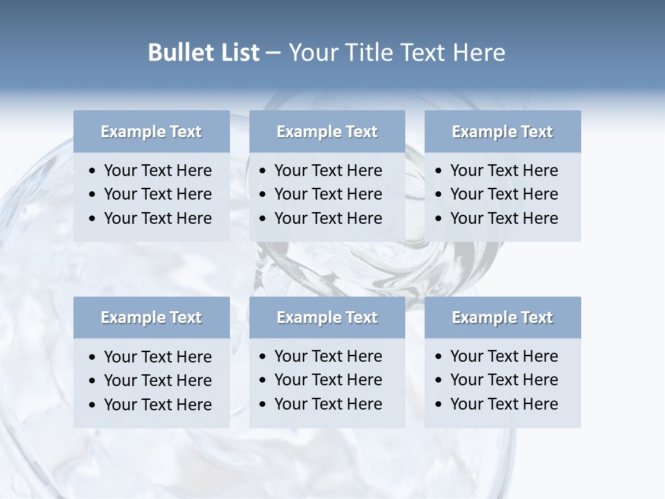 Cool Beverage Purity PowerPoint Template