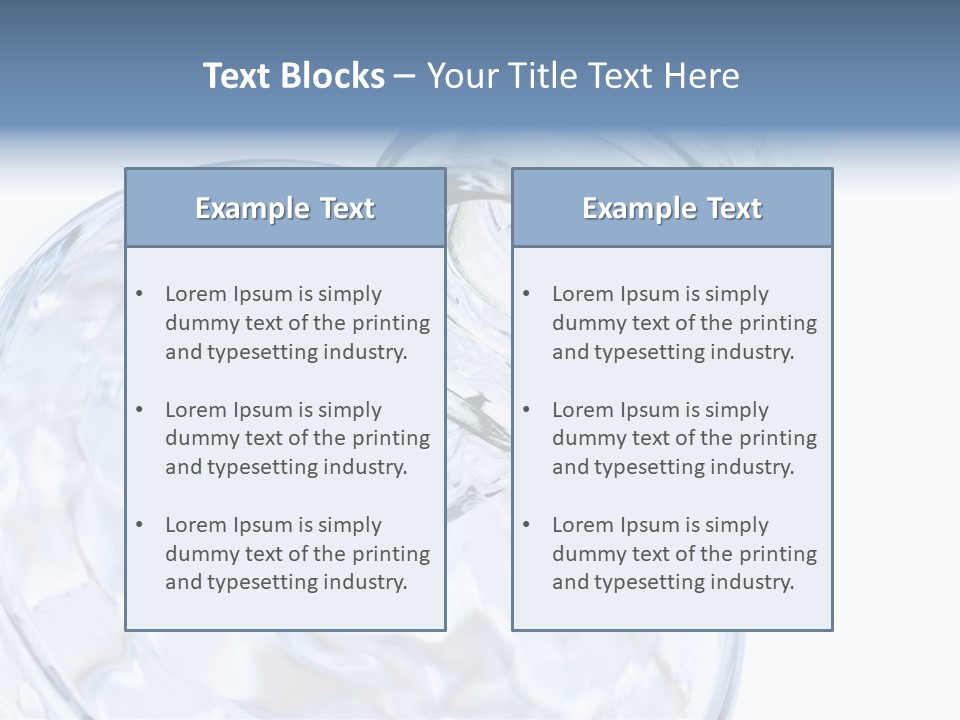Cool Beverage Purity PowerPoint Template