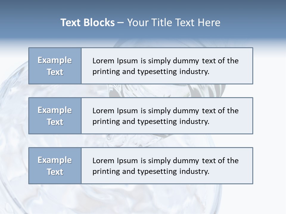 Cool Beverage Purity PowerPoint Template