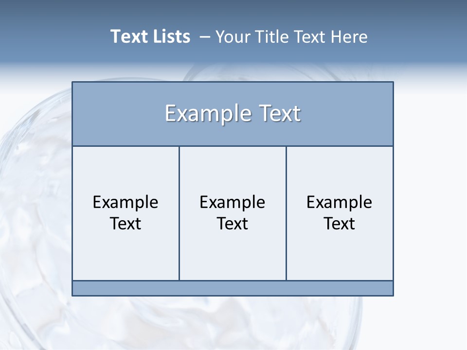 Cool Beverage Purity PowerPoint Template