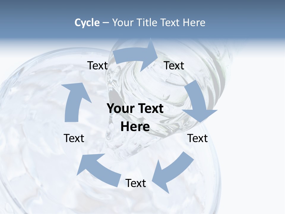 Cool Beverage Purity PowerPoint Template