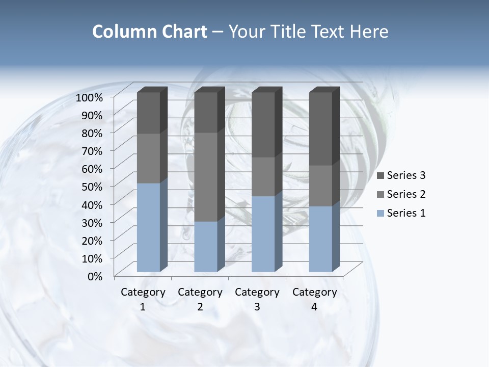 Cool Beverage Purity PowerPoint Template