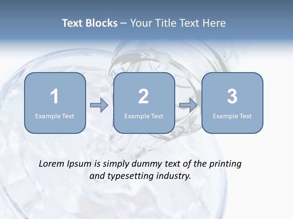 Cool Beverage Purity PowerPoint Template