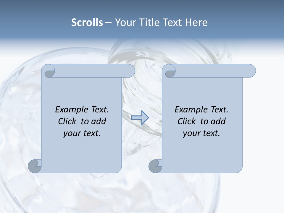 Cool Beverage Purity PowerPoint Template