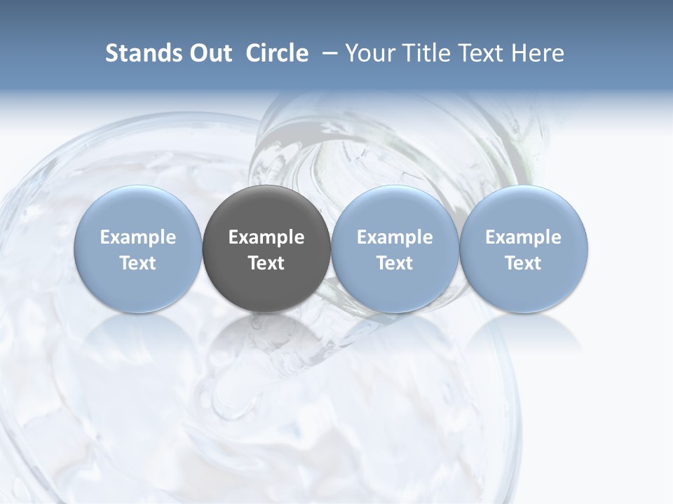 Cool Beverage Purity PowerPoint Template