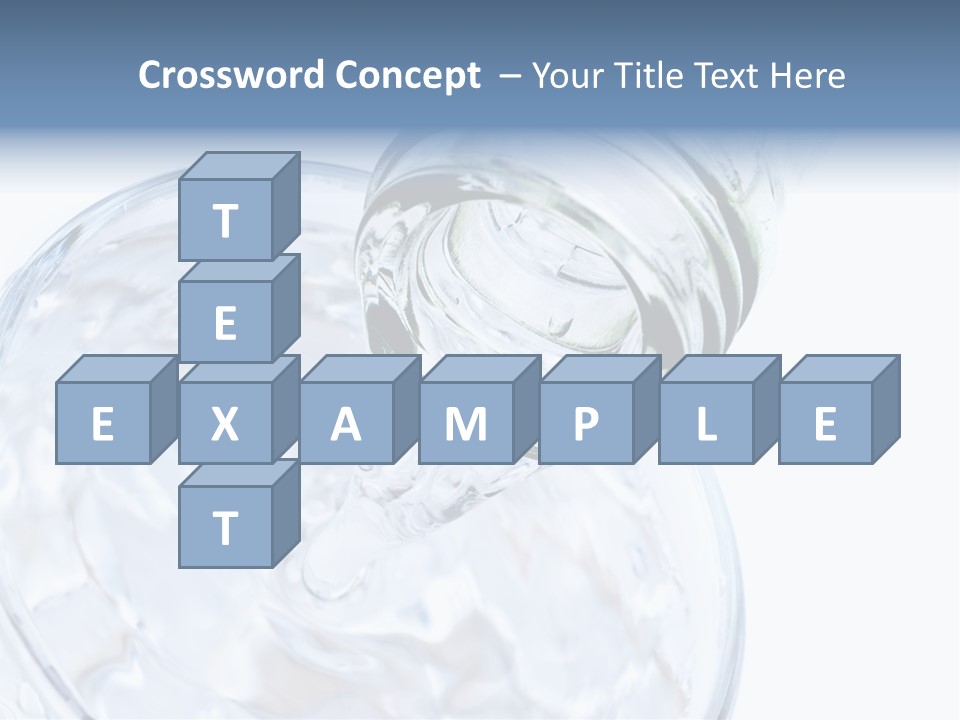 Cool Beverage Purity PowerPoint Template