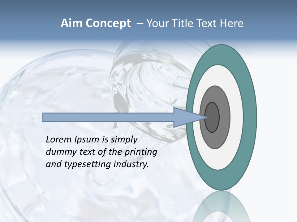 Cool Beverage Purity PowerPoint Template