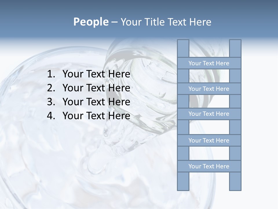 Cool Beverage Purity PowerPoint Template