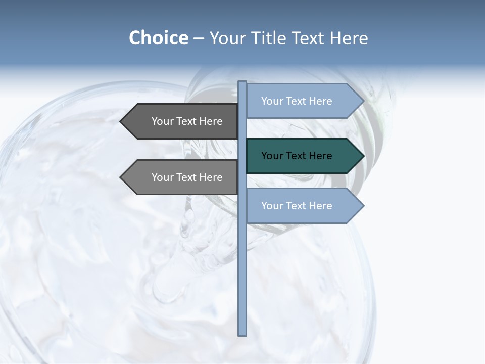 Cool Beverage Purity PowerPoint Template