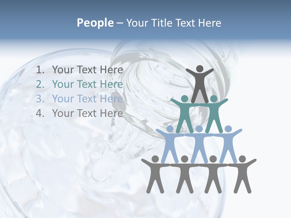 Cool Beverage Purity PowerPoint Template