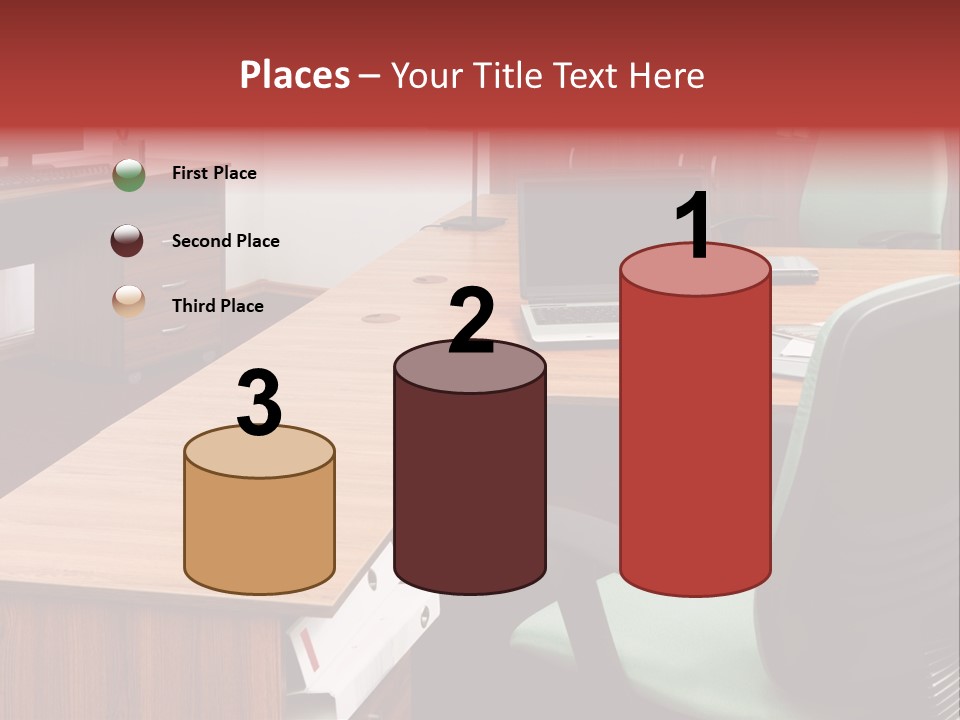 Objects Table White PowerPoint Template