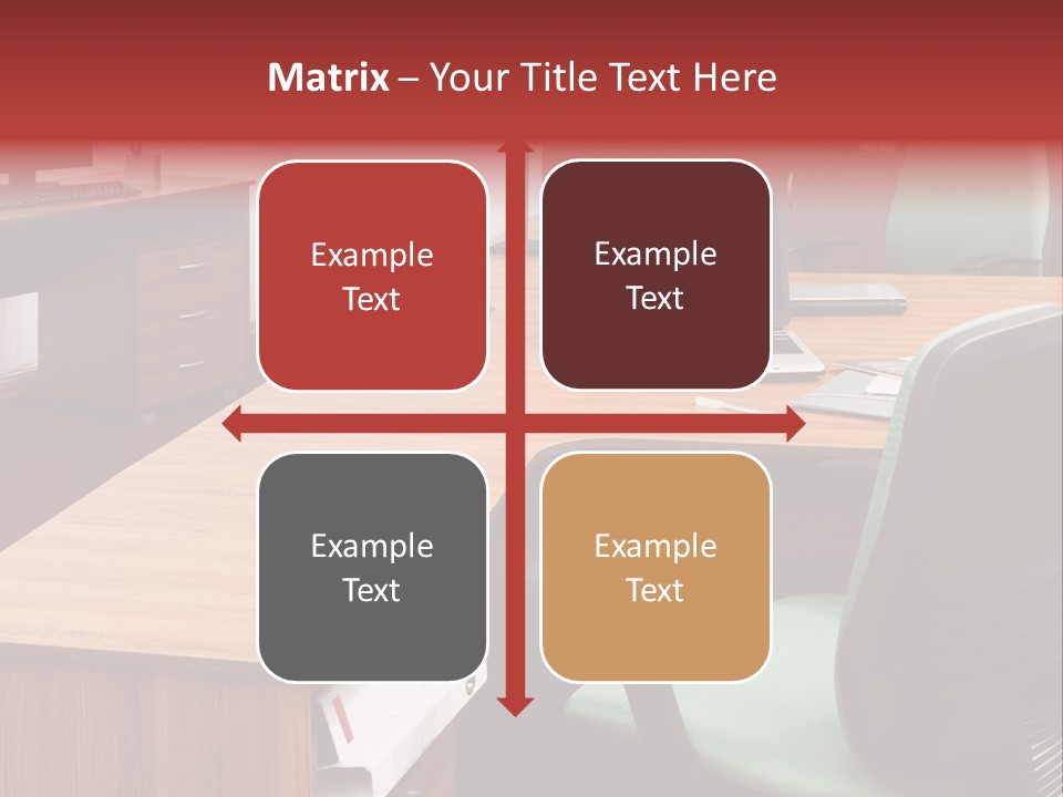 Objects Table White PowerPoint Template