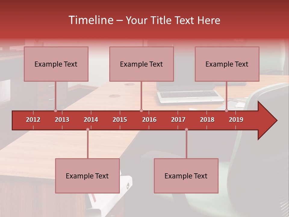 Objects Table White PowerPoint Template