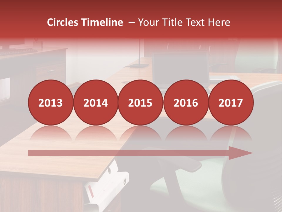 Objects Table White PowerPoint Template