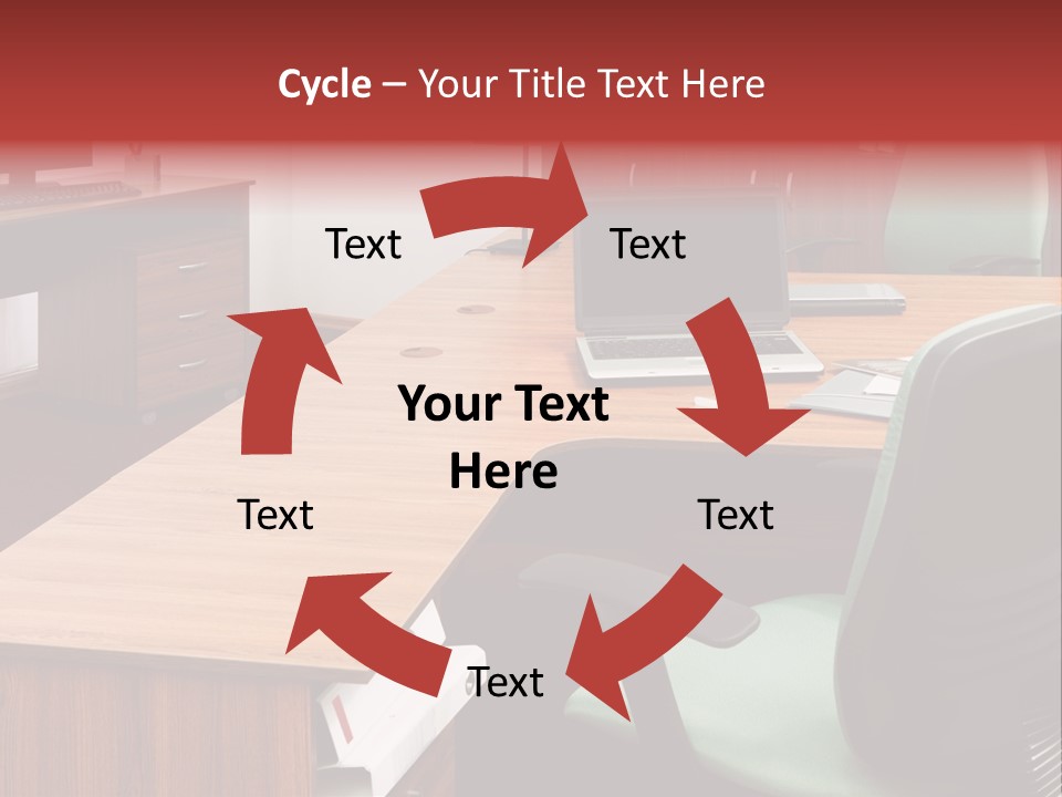 Objects Table White PowerPoint Template