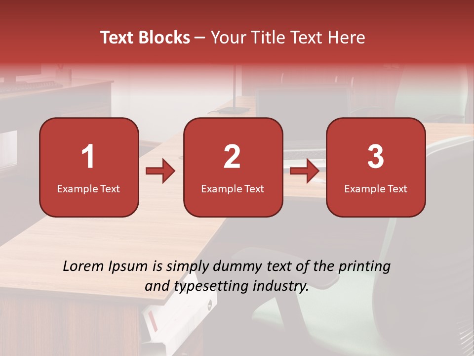 Objects Table White PowerPoint Template