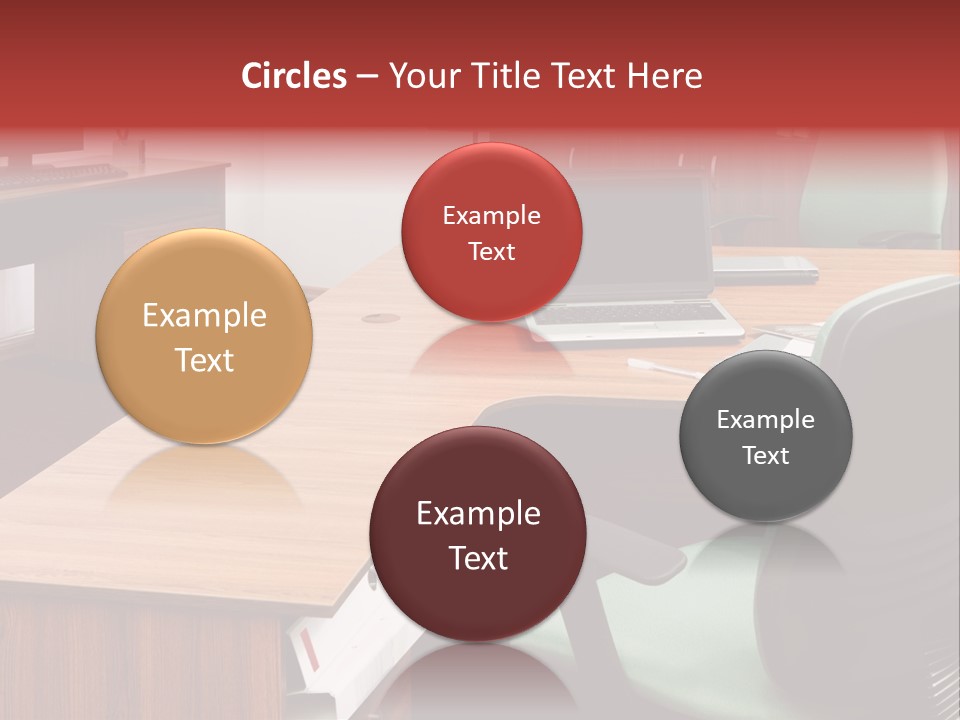Objects Table White PowerPoint Template