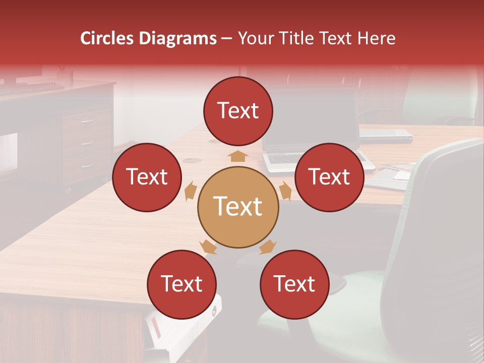 Objects Table White PowerPoint Template