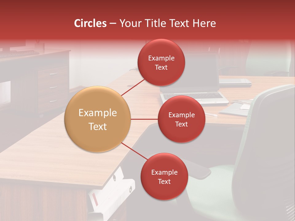 Objects Table White PowerPoint Template