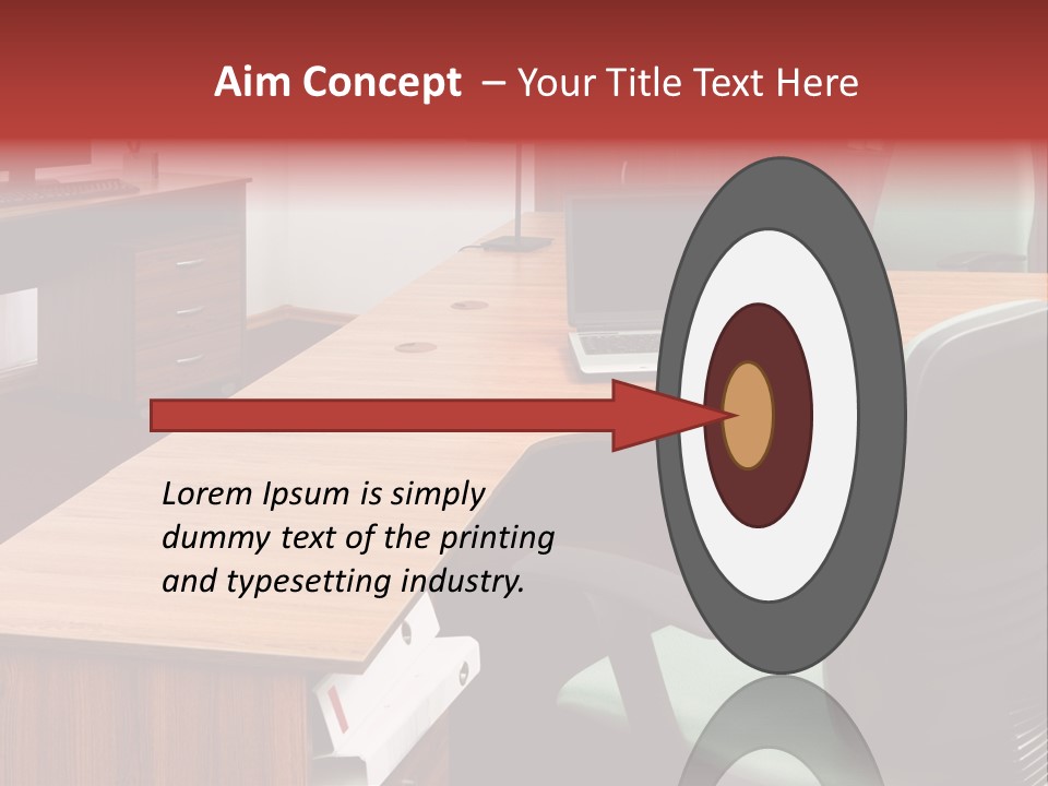 Objects Table White PowerPoint Template