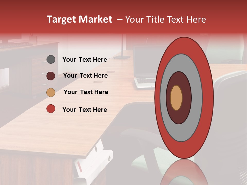 Objects Table White PowerPoint Template