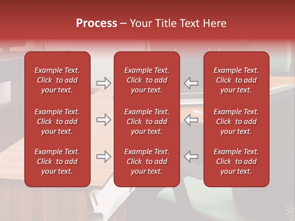 Objects Table White PowerPoint Template