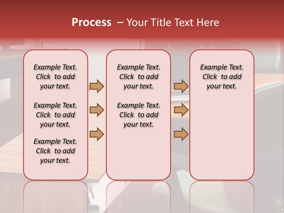 Objects Table White PowerPoint Template