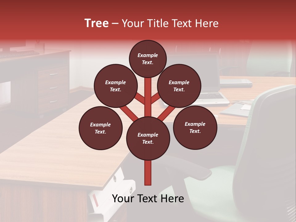 Objects Table White PowerPoint Template