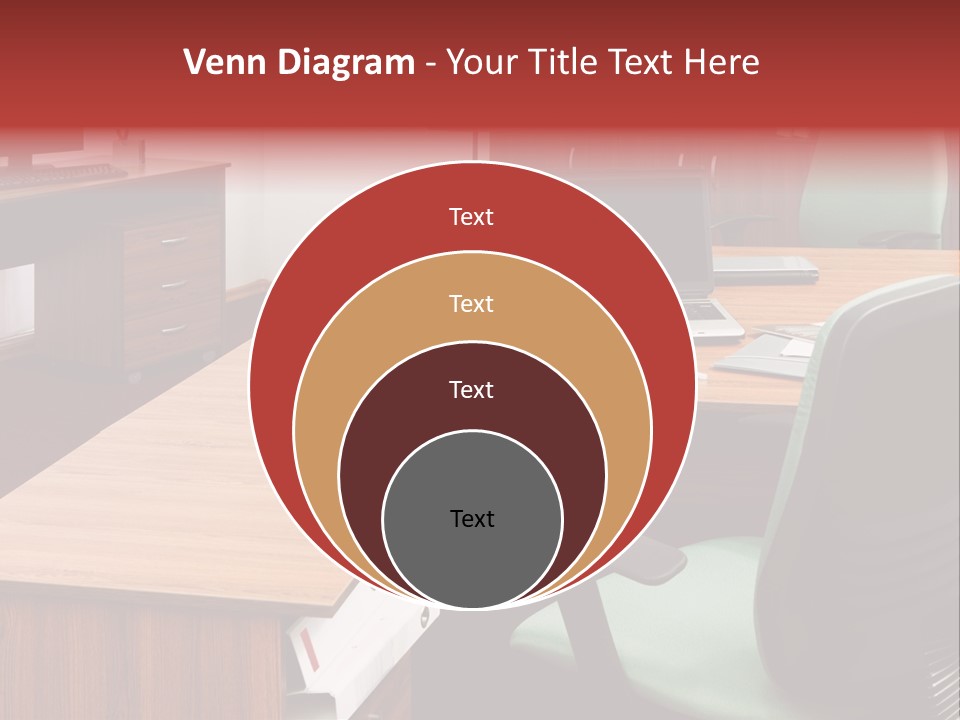 Objects Table White PowerPoint Template
