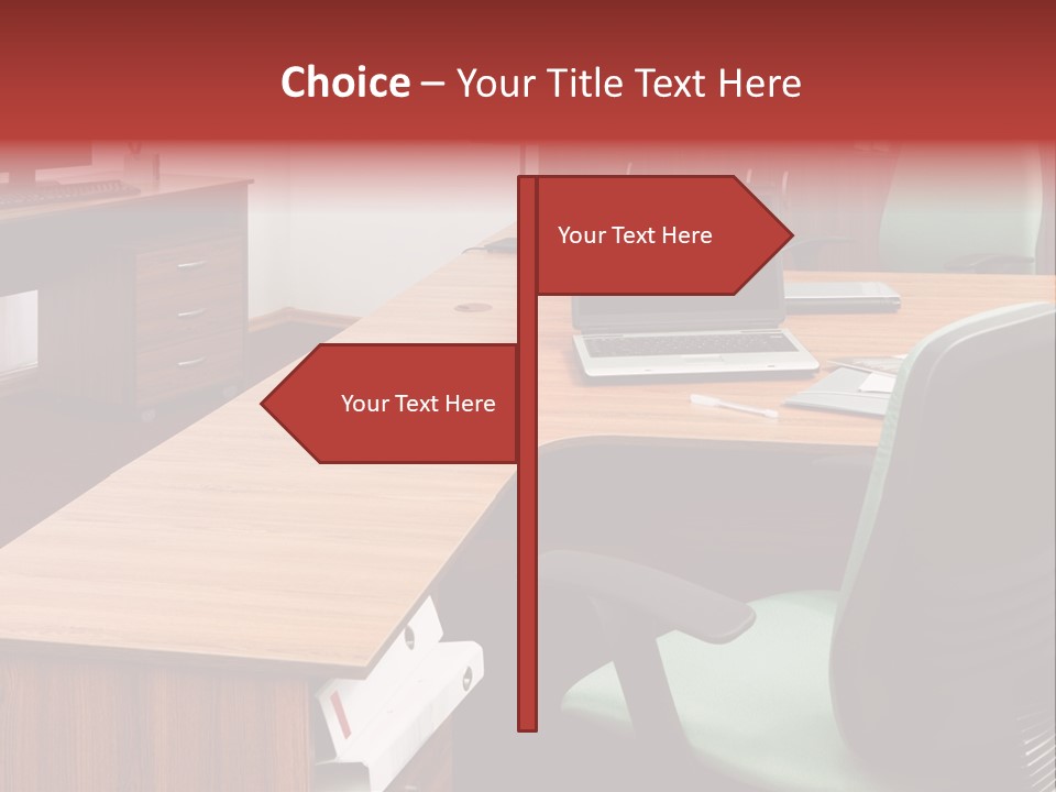 Objects Table White PowerPoint Template