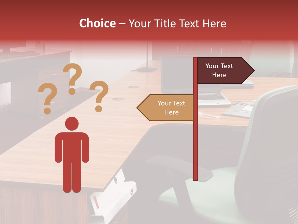 Objects Table White PowerPoint Template