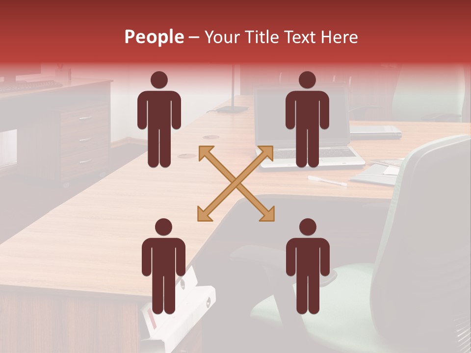 Objects Table White PowerPoint Template