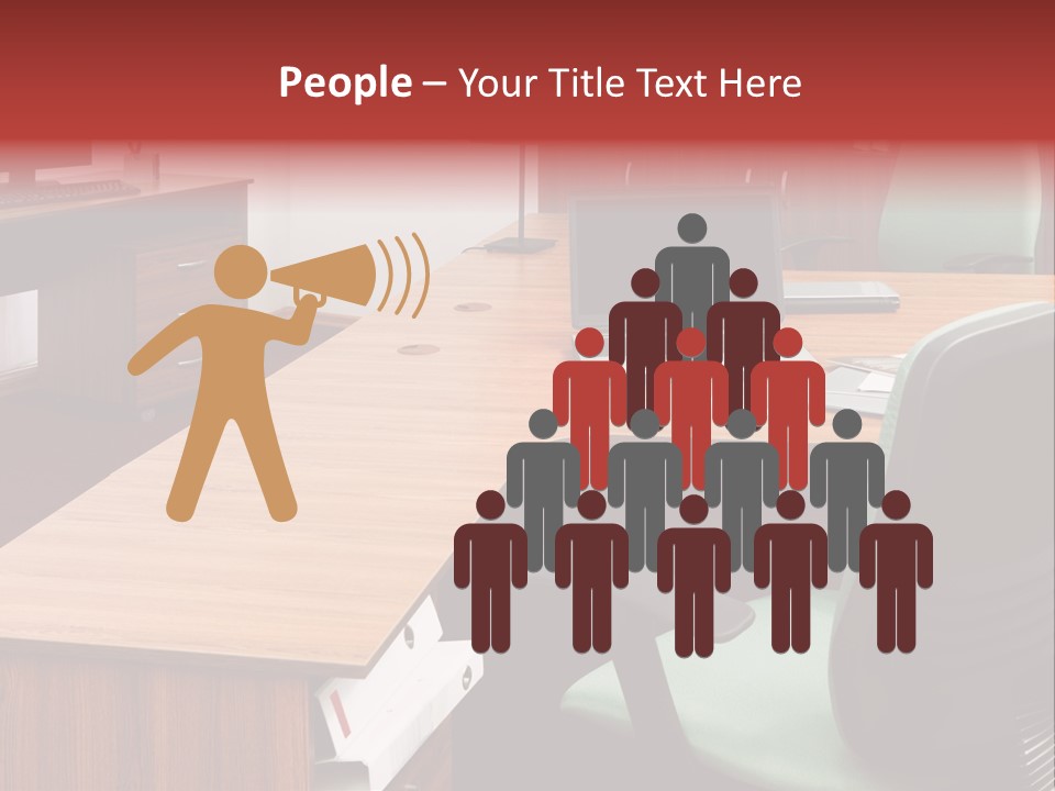 Objects Table White PowerPoint Template