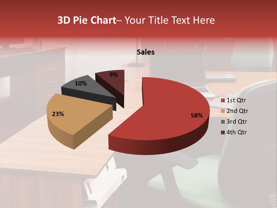 Objects Table White PowerPoint Template
